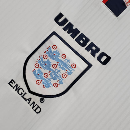 England Retro Home Soccer Jersey World Cup 1998