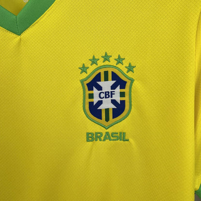 Brazil X AJ Special Edition Soccer Jersey 2025-2026 - Yellow