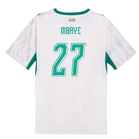 Senegal Ibrahim Mbaye 27 Home Soccer Jersey World Cup 2026