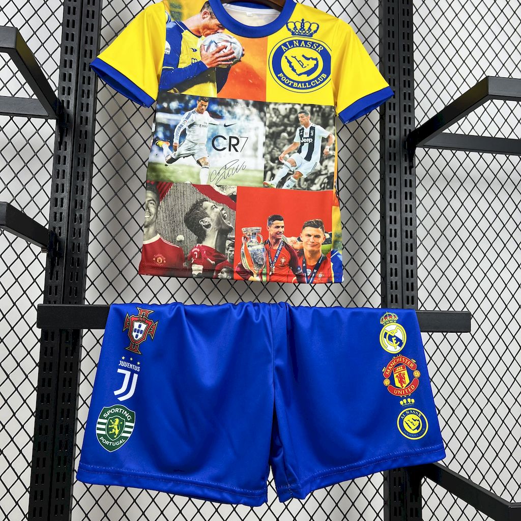 Cristiano RonaldoCareer Club Kids Special Edition Soccer Jersey 2025-2026