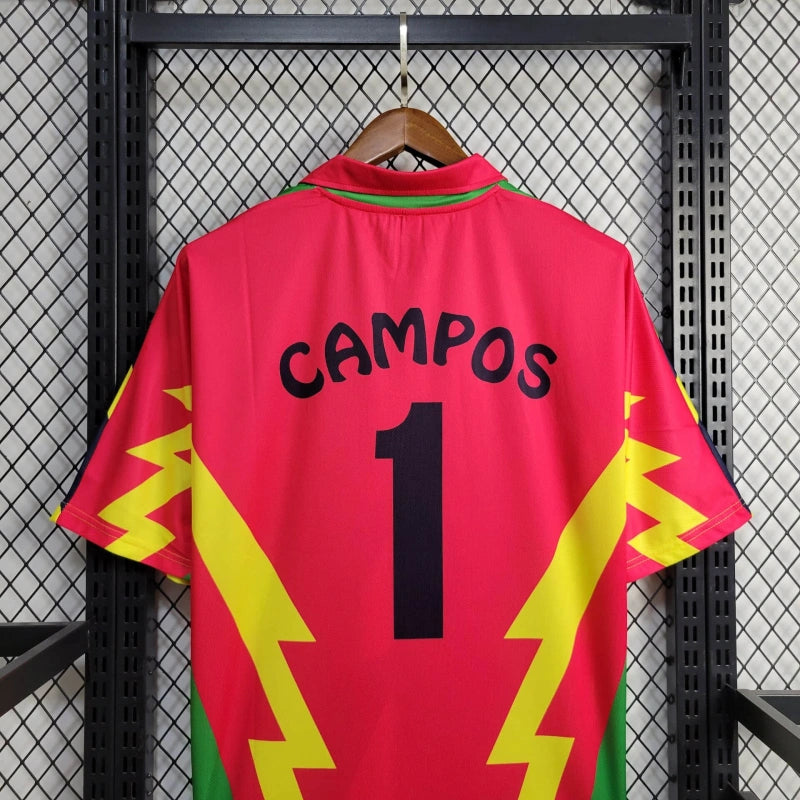 Classic and Retro Mexico Jorge Campos Goalkeeper Soccer Jersey - Red