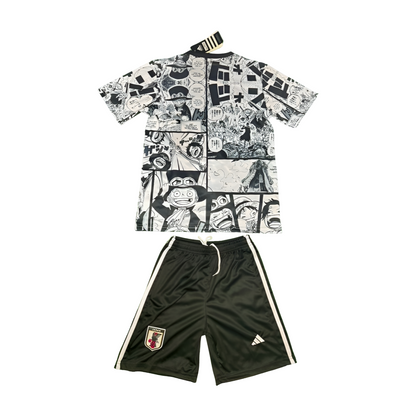 Japan X One Piece Portgas D. Ace Special Edition Kids Soccer Jersey 2025-2026
