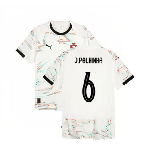 Portugal João Palhinha 6 Away Soccer Jersey 2025/26
