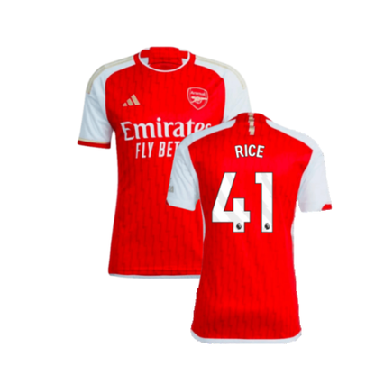 Arsenal Declan Rice 41 Home Soccer Jersey 2023/24