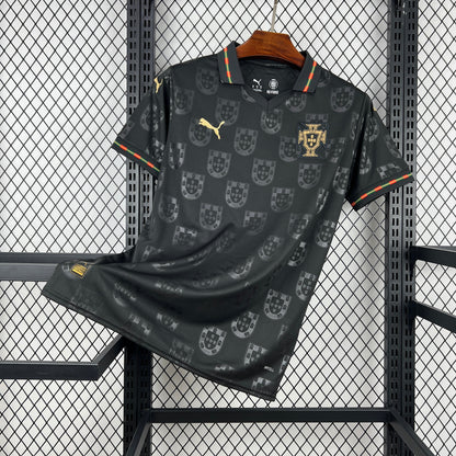 Portugal X Eusébio "Pantera Negra" Special Edition Soccer Jersey 2025-2026 - Black