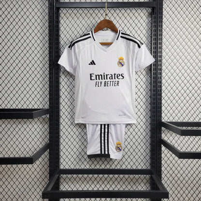 Real Madrid Cristiano Ronaldo 7 Home Kids Soccer Jersey 2024/25