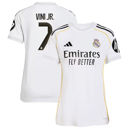 Real Madrid Vini Jr. 7 Women's Home Soccer Jersey 2025-2026