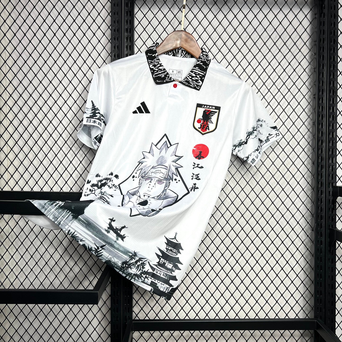 Japan Naruto Uzumaki Special Edition Soccer Jersey 2024/25 - White