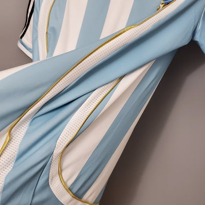 Argentina Lionel Messi 19 Home Retro Soccer Jersey World Cup 2006