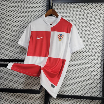 Croatia Home Soccer Jersey UEFA Euro 2024