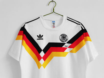 Germany Lothar Matthäus 10 Home Retro Soccer Jersey World Cup 1990