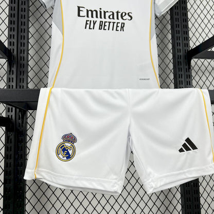 Real Madrid Jude Bellingham 5 Kids Home Soccer Jersey 2025-2026