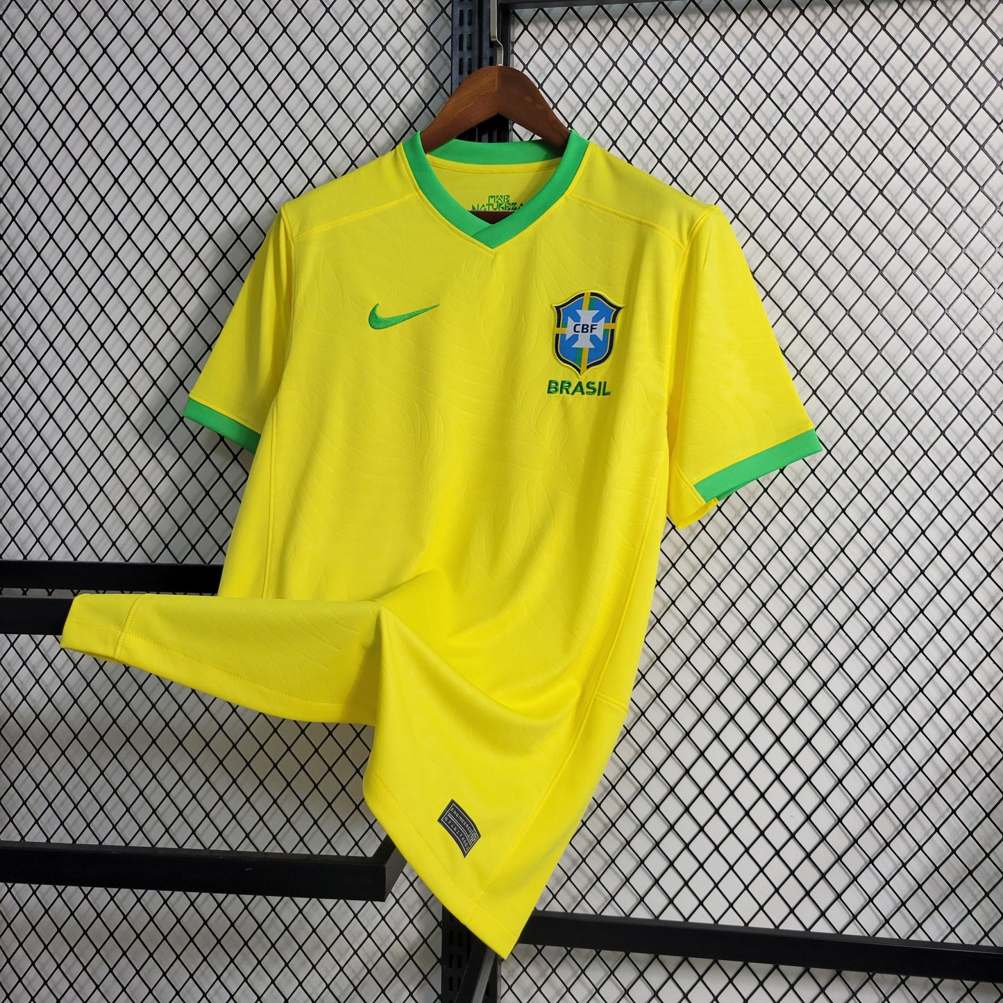 Brazil Ana Vitoria 8 Home Soccer Jersey World Cup 2023