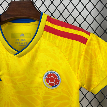 Colombia Kids Home Soccer Jersey World Cup 2026