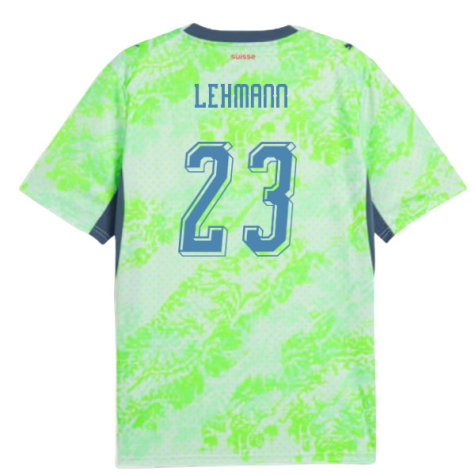 Switzerland Alisha Lehmann 23 Away Soccer Jersey World Cup 2026