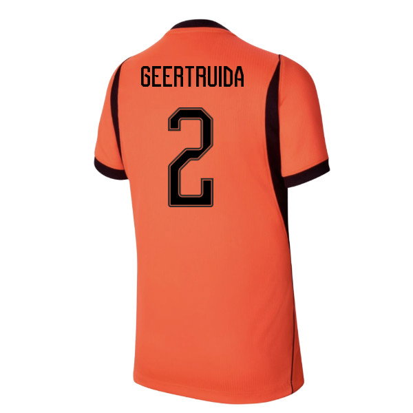 Netherlands Lutsharel Geertruida 2 Home Soccer Jersey World Cup 2026