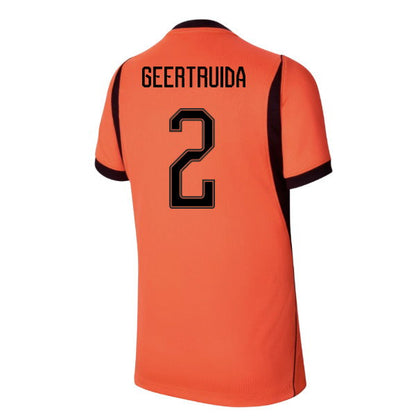 Netherlands Lutsharel Geertruida 2 Home Soccer Jersey World Cup 2026
