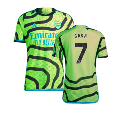 Arsenal Bukayo Saka 7 Away Soccer Jersey 2023/24