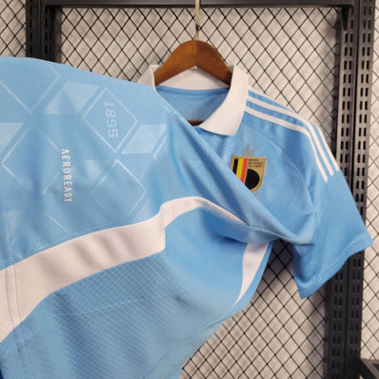 Belgium Lois Openda 24 Away Soccer Jersey UEFA Euro 2024