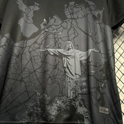 Brazil Jesus Special Edition Soccer Jersey 2024/25 - Black