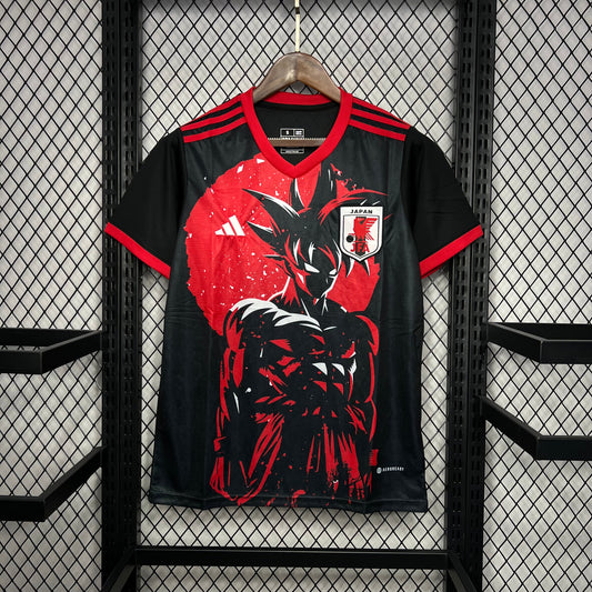 Japan X Dragon Ball Kakarot Special Edition Soccer Jersey 2024/25 - Black