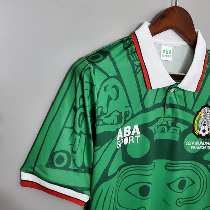 Mexico Retro Home Soccer Jersey World Cup 1998