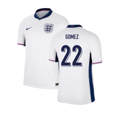England Joe Gomez 22 Home Soccer Jersey Euro 2024