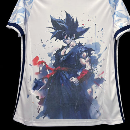 Japan Dragon Ball Goku Limited Edition Soccer Jersey 2016-17 - White