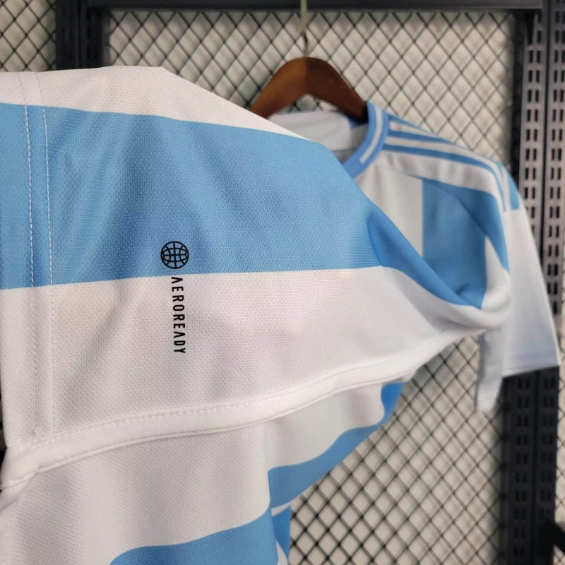 Argentina Enzo Fernandez 24 Home Soccer Jersey 2024/25