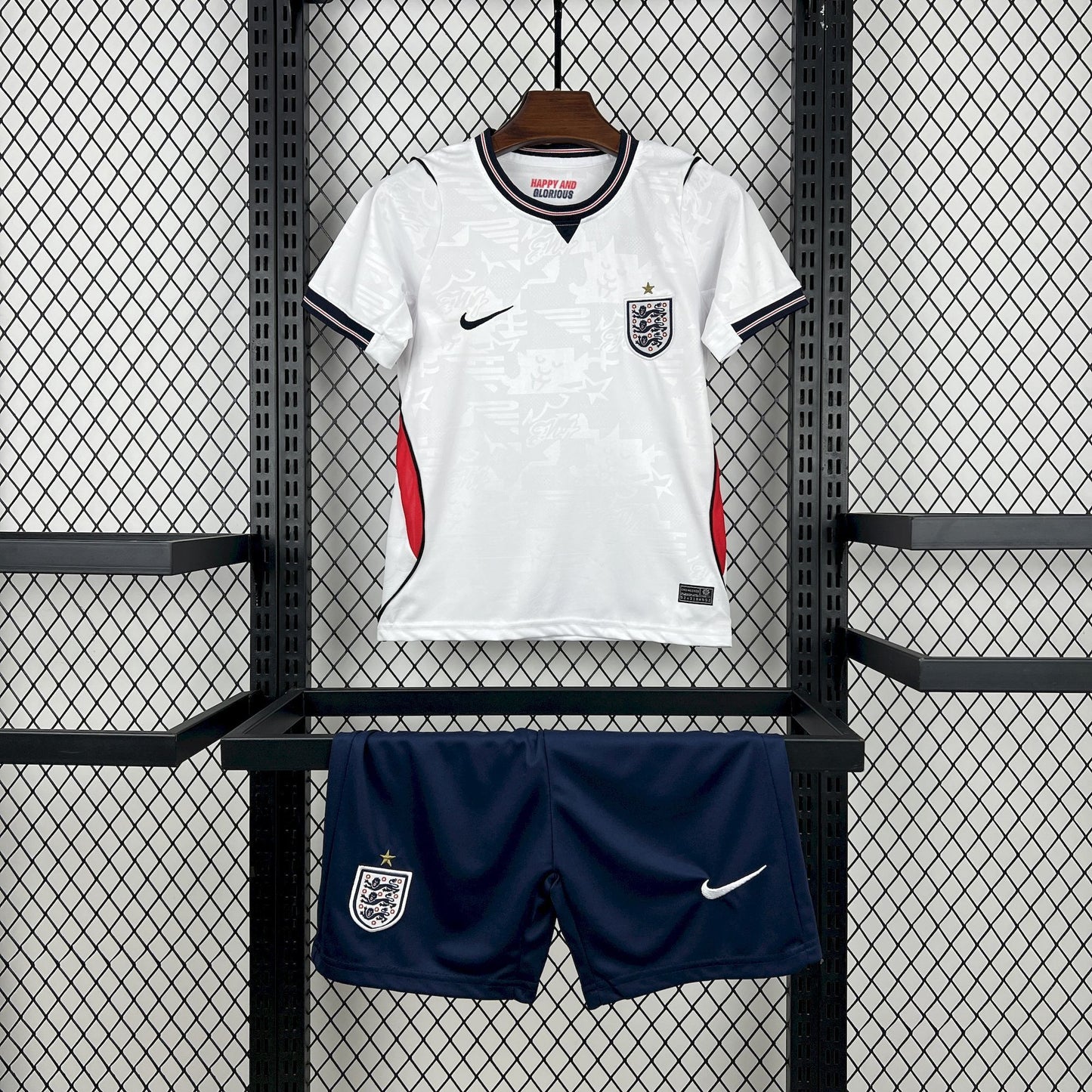 England Kids Home Soccer Jersey World Cup 2026
