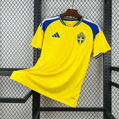 Sweden Dejan Kulusevski 21 Home Soccer Jersey World Cup 2026