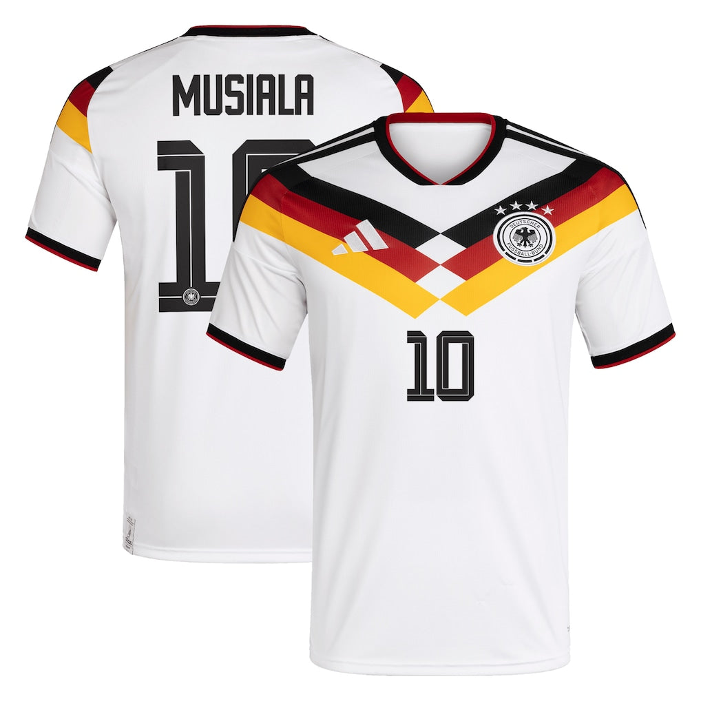 Germany Jamal Musiala 10 Home Soccer Jersey World Cup 2026