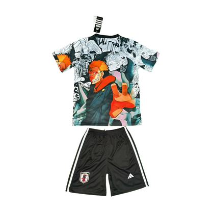 Japan X Naruto Special Edition Kids Soccer Jersey 2025-2026