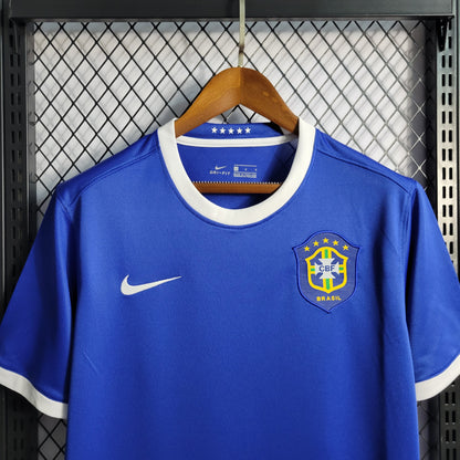 Brazil Retro Away Soccer Jersey World Cup 2006