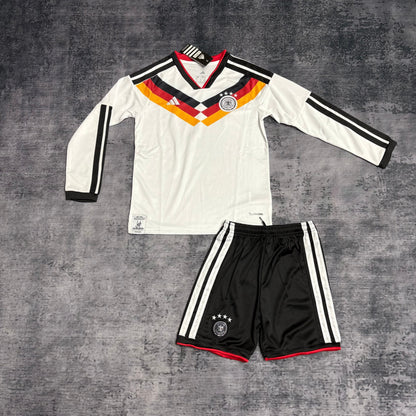 Germany Kids Long Sleeve Home Soccer Jersey World Cup 2026