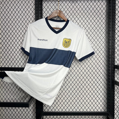 Ecuador Away Soccer Jersey 2024/25 - White