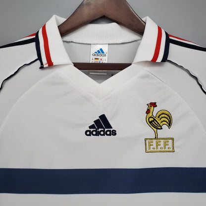 France Thierry Henry 12 Away Retro Soccer Jersey World Cup 1998