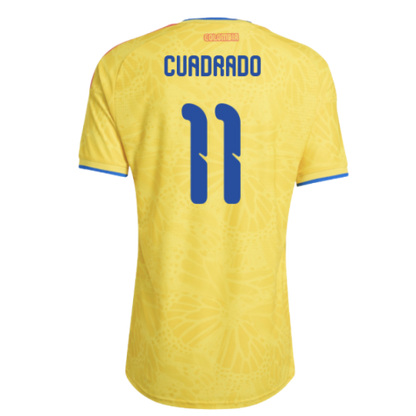Colombia Juan Cuadrado 11 Home Soccer Jersey World Cup 2026