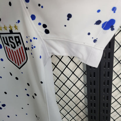 USA Women's Emily Fox 23 Home Soccer Jersey World Cup 2023