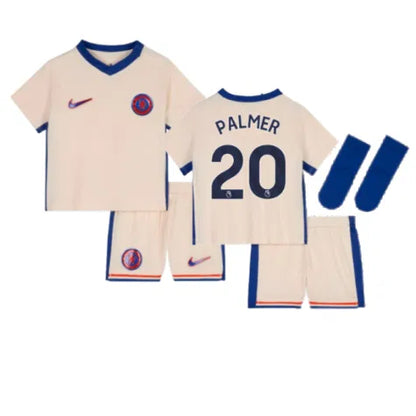 Kids & Junior Chelsea Cole Palmer 20 Away Soccer Jersey Mini Kit 2024/25