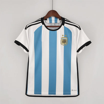 Argentina Lionel Messi 10 Home Soccer Jersey World Cup 2022