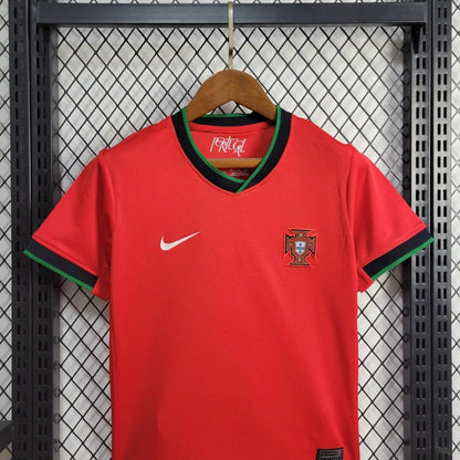Portugal Gonçalo Ramos 9 Kids Home Soccer Jersey Euro 2024