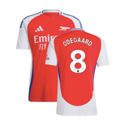 Arsenal Martin Odegaard 8 Home Soccer Jersey 2024/25