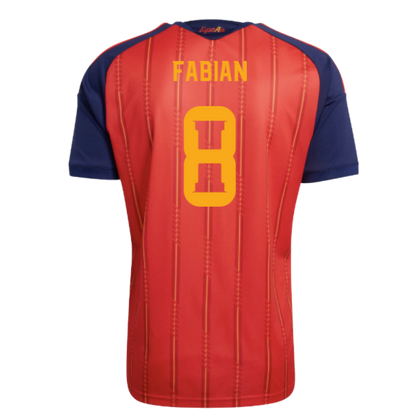 Spain Fabián Ruiz 8 Home Soccer Jersey World Cup 2026