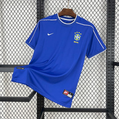 Brazil Away Retro Soccer Jersey World Cup 1998
