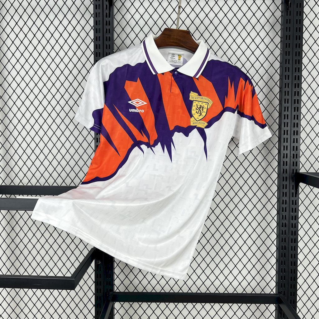 Scotland Retro Away Soccer Jersey 1991-1993