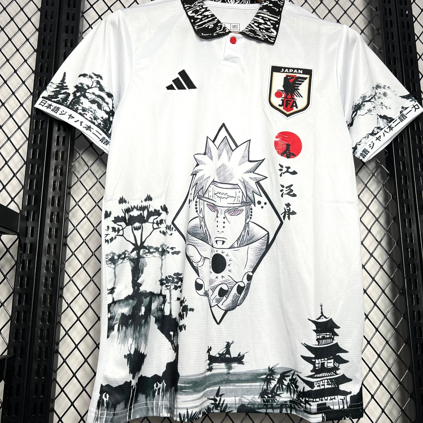 Japan Naruto Uzumaki Special Edition Soccer Jersey 2024/25 - White