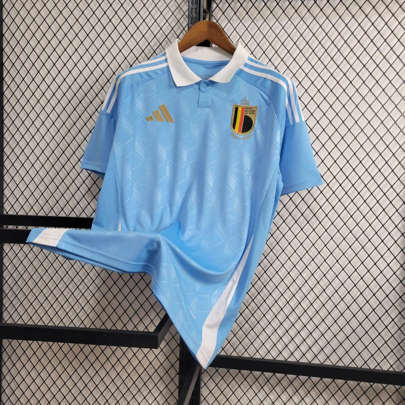 Belgium Eden Hazard 10 Away Soccer Jersey UEFA Euro 2024