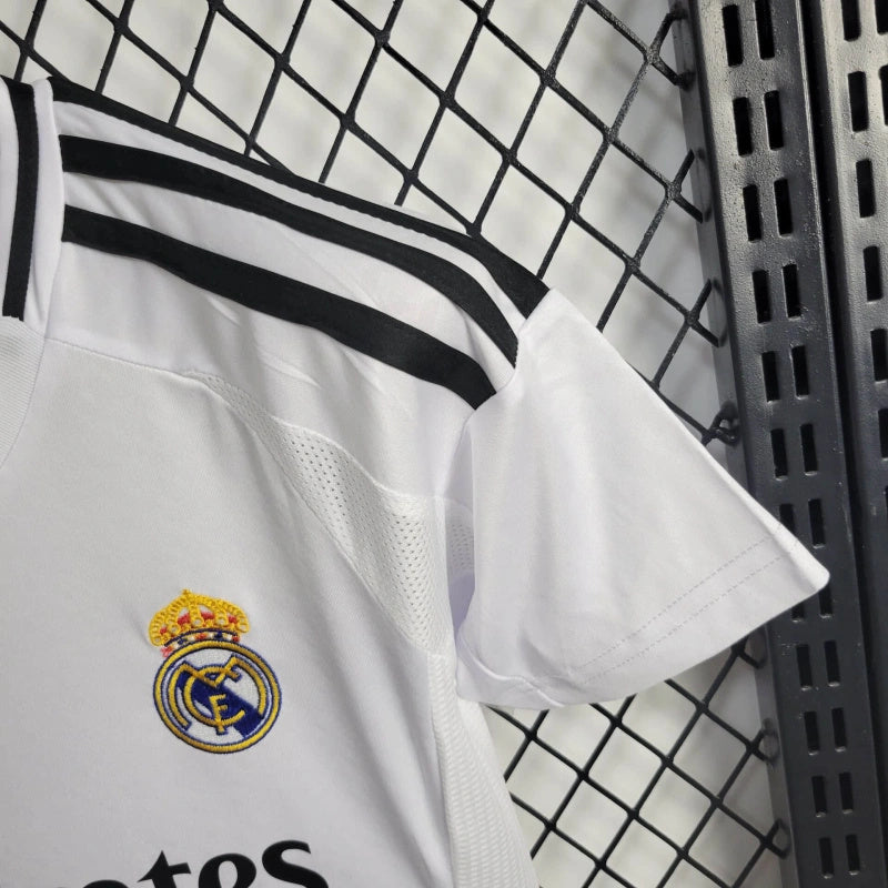 Real Madrid Cristiano Ronaldo 7 Home Kids Soccer Jersey 2024/25