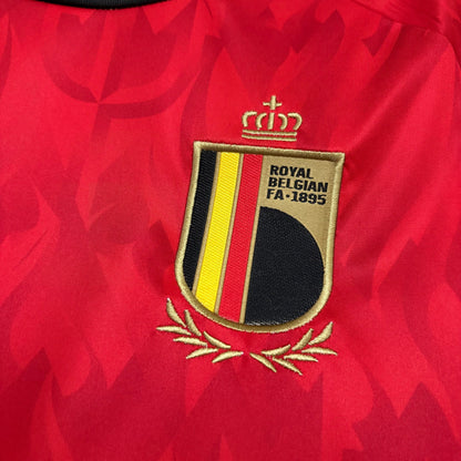 Belgium Long Sleeve Home Soccer Jersey World Cup 2026